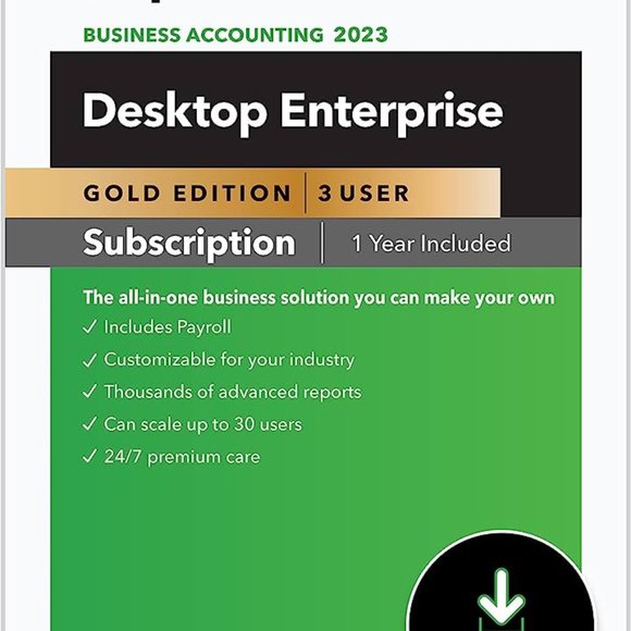 Quickbooks Desktop Enterprise 2023 US Version Bookkeeping Accounting Software 1 - Picture 2 of 2